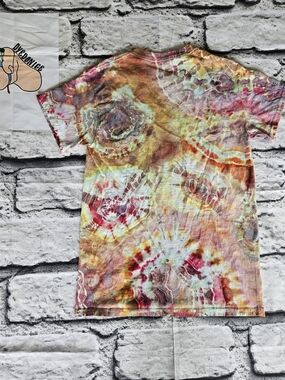 Tie-Dye Short Sleeve Men’s Shirt - Multicolor
